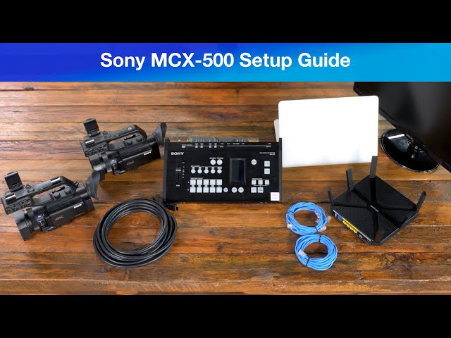 Sony MCX-500 Setup Guide