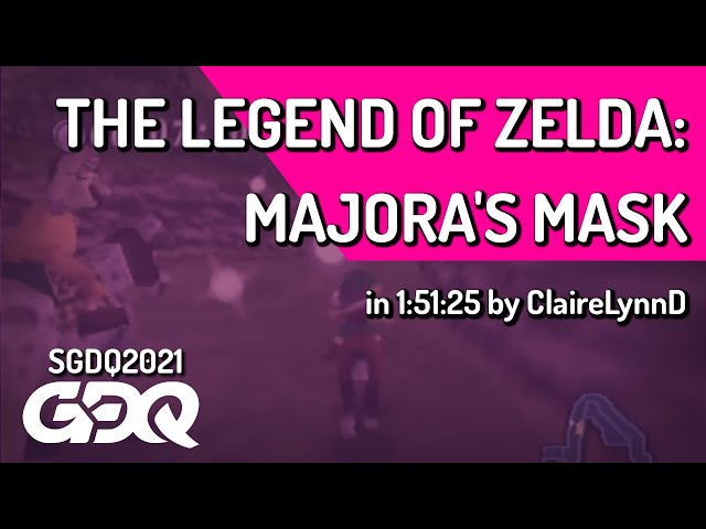 The Legend of Zelda: Majora's Mask by ClaireLynnD in 1:51:25 - Summer Games Done Quick 2021 Online