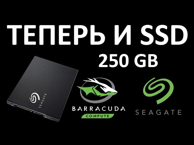 SSD диск SEAGATE 2.5" Barracuda 250GB SATA-III 3D NAND TLC (ZA250CM10002)