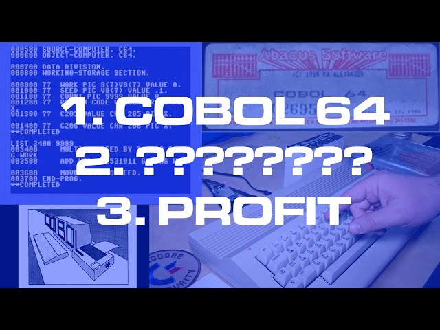 Commodore 64 COBOL For Fun And Profit?