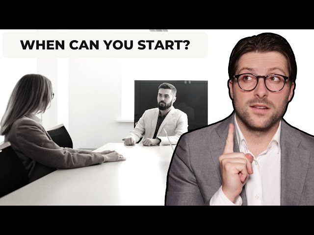How To Answer "When Can You Start?" (Job Interview) | [Best Examples]