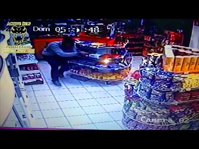 Off Duty Officer Perfectly Counter-Ambushes Armed Robber | Active Self Protection