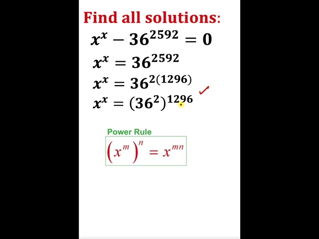 Find all solutions for the exponential equation
