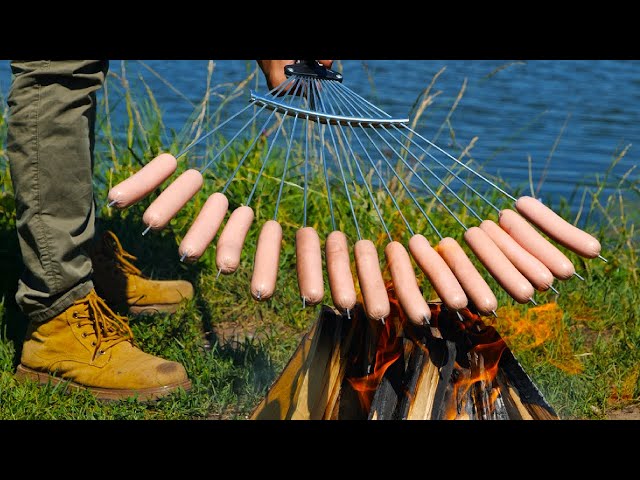 Best Survival Hacks and Camping Coking Tips #Shorts