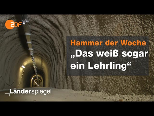 Teurer Rechenfehler bei Tunnelbau - Hammer der Woche vom 16.11.2019 | ZDF