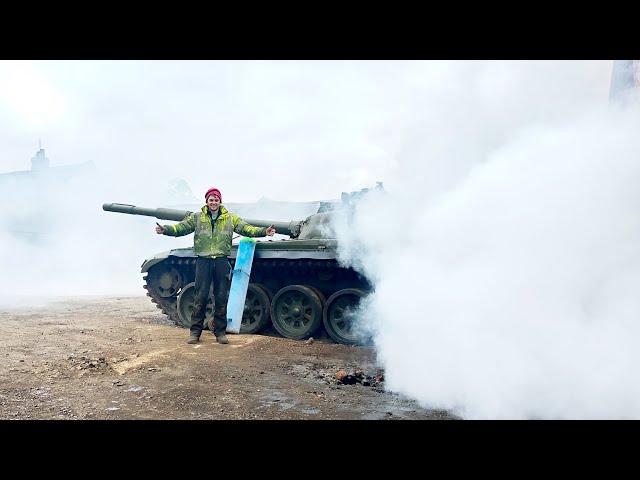 "GREEN PEACE LEFT THE CHAT" (T-72 SMOKE SHOW)