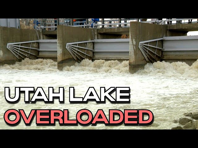 Water released from Utah Lake to prevent flooding for first time since 2011.