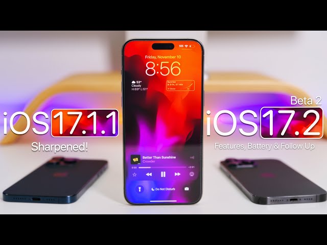 iOS 17.2 Beta 2 - Sharpened! - Battery, Bugs and Review