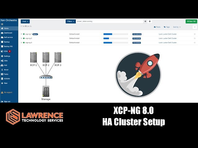 Xenserver / XCP-NG 8.0 HA / High Availability Cluster Setup