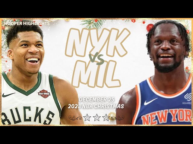 New York Knicks vs Milwaukee Bucks Full Game Highlights | Dec 25 | 2023-24 NBA Christmas