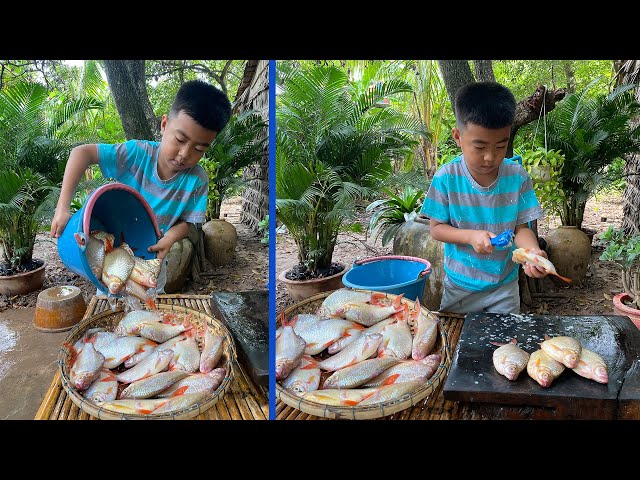 Delicious river fish cooking with country style - Chef Seyhak