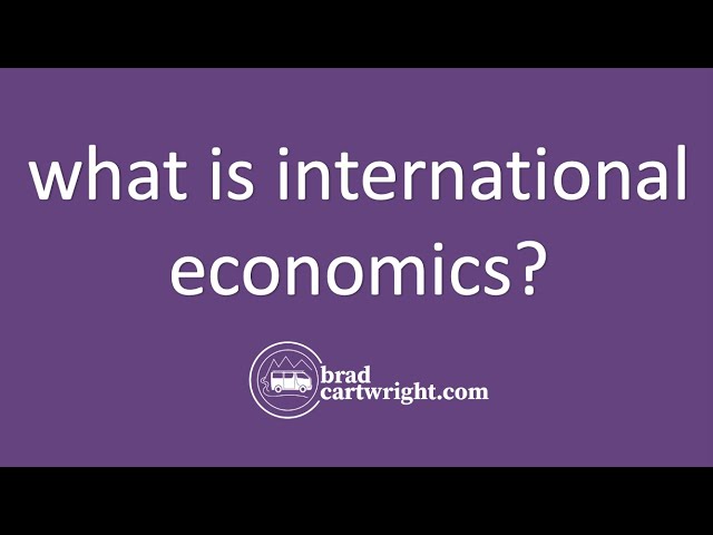 What is International Economics? | IB International Economics Explained | IB International Economics