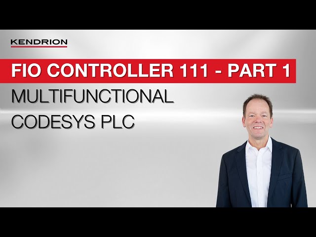 CODESYS Tutorial: FIO Controller 111 - Multifunctional CODESYS PLC - Part 1