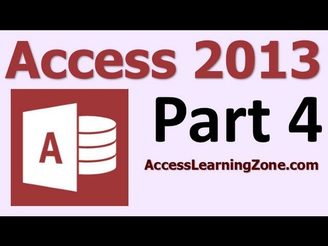 Microsoft Access 2013 Tutorial Level 1 Part 04 of 12 - Customer Table, Part 1