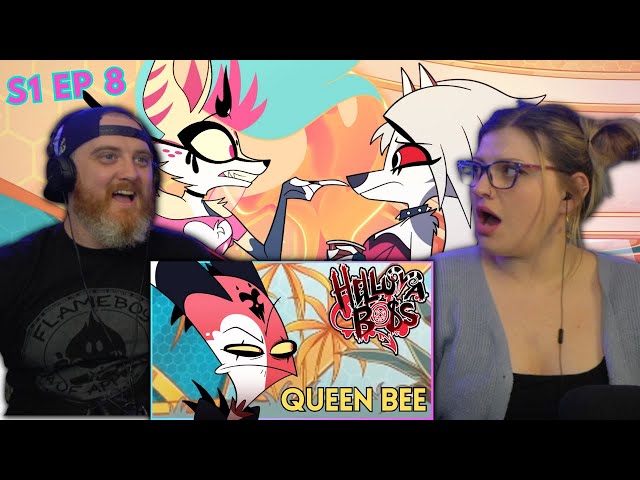 HELLUVA BOSS - QUEEN BEE REACTION S1: Episode 8 | HatGuy & @gnarlynikki React