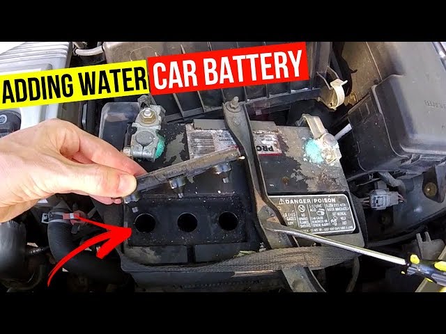 How To Correctly Add Water to Car Battery -Jonny DIY