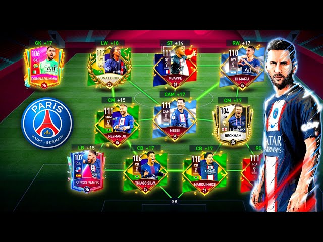 Club Football Is Back!! I Built Max Rated Best Ever PSG (Paris Saint Germain) Best Special Squad