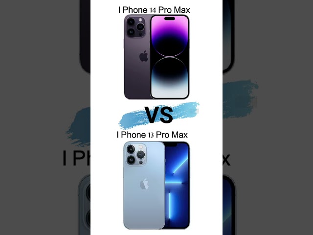 iPhone 14 Pro Max vs iPhone 13 Pro Max #shorts