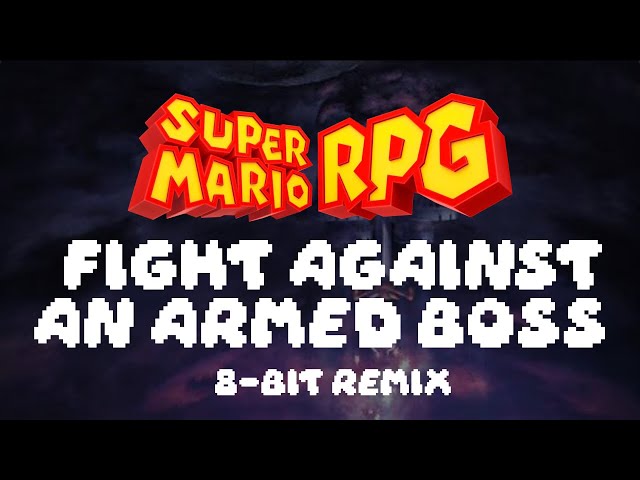 Fight against an armed and pixelated boss [8-bit remix]