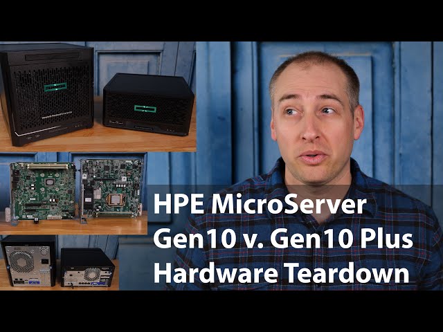 HPE ProLiant MicroServer Gen10 Plus v Gen10 Hardware Differences Overview