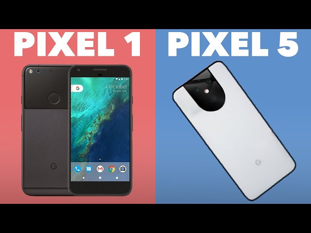 Evolution of Google Pixel (Pixel 1 - Pixel 5)