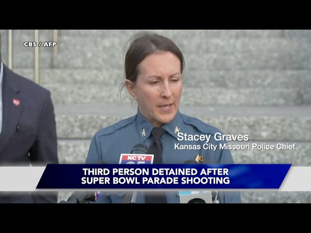 Third person detained after Super Bowl parade shooting  officials