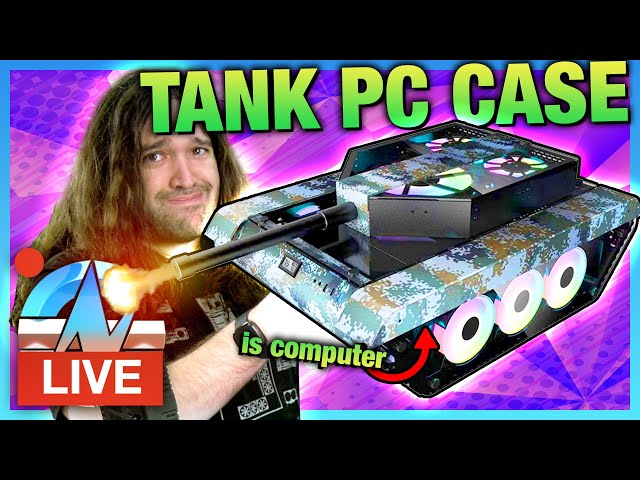 LIVE: PC Build in a Weird Tank Case