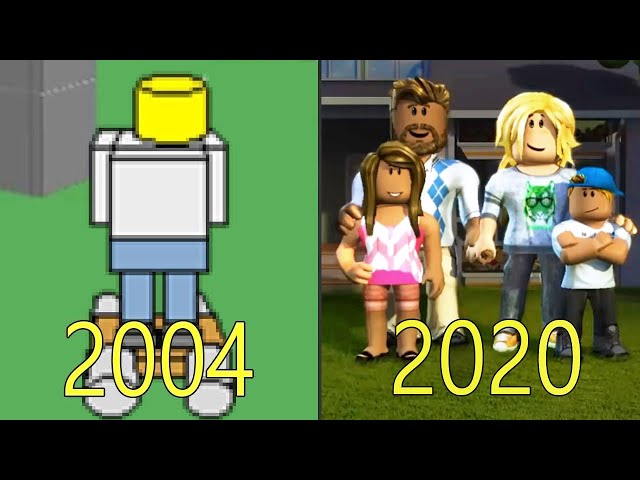 Evolution of Roblox 2004-2020
