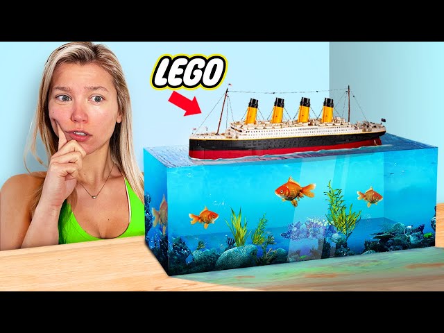 I Built the LEGO Titanic for my Fish