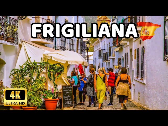 🇪🇦[4K] FRIGILIANA - World's Most Beautiful Villages - The Breathtaking White Village of Spain
