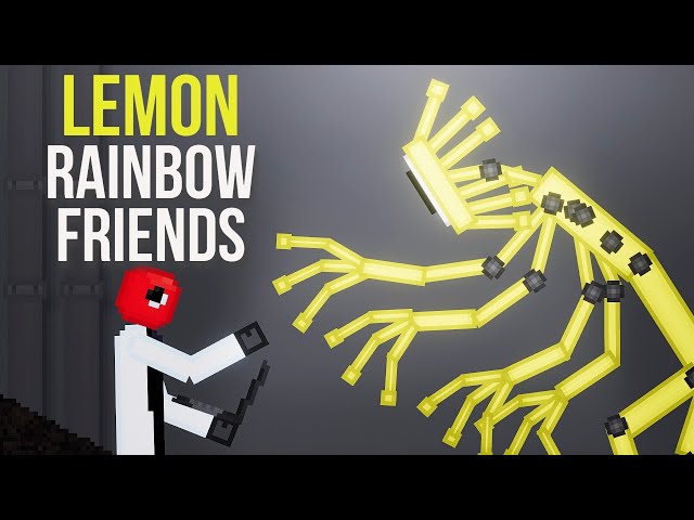 I turn Lemon Melon Playground into Yellow Roblox Rainbow Friend - People Playground 1.26 beta