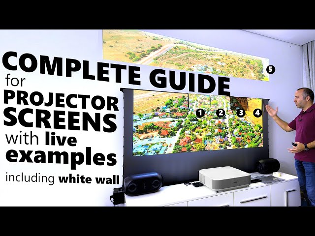Ultimate Projector Screen Guide with Different Materials !