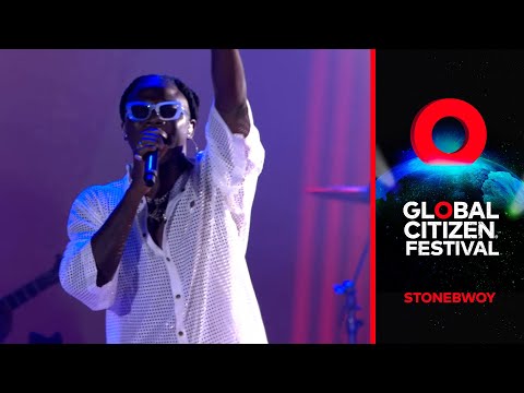 Stonebwoy Performs at the Global Citizen Festival 2022