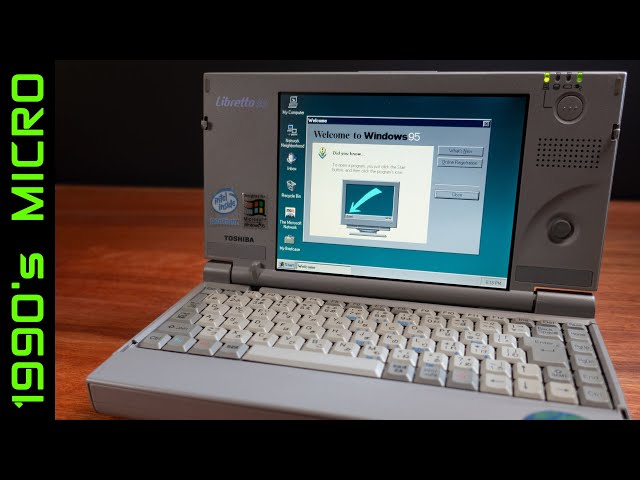 Exploring This Tiny Libretto Laptop With Windows 95