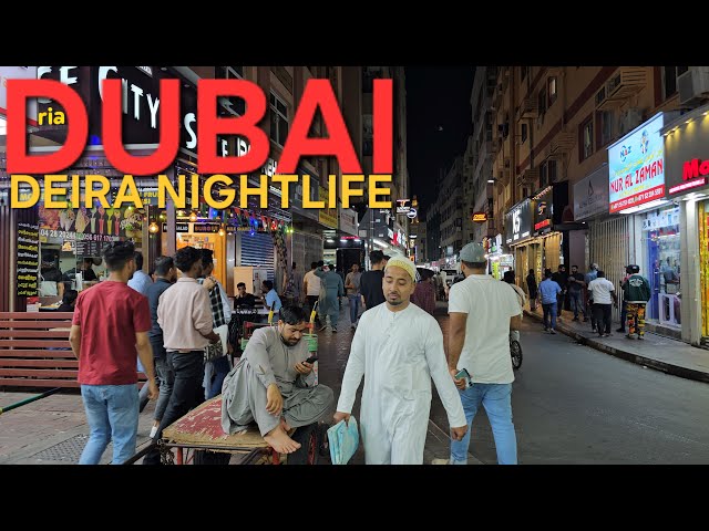 8pm Dubai Ramadan Winter Walk: Explore Nightlife in DEIRA from Al Baraha to Al Ras (3.16.24: 4K-UHD)