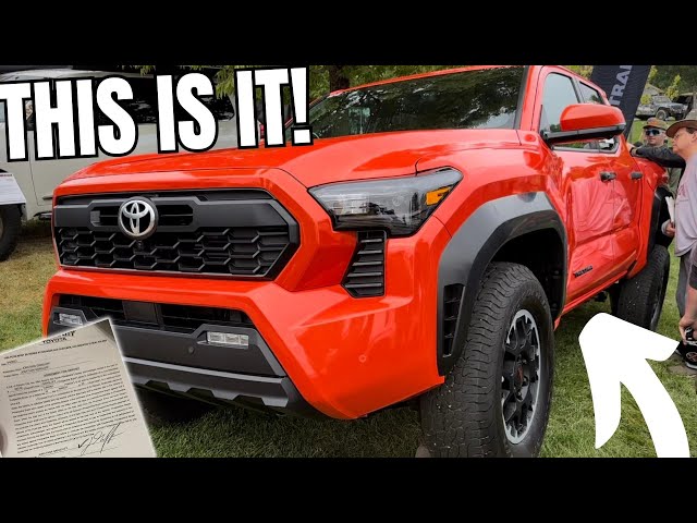 My Official 2024 Tacoma Order! This is the truck I'm getting...