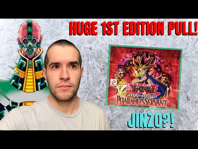 ONE OF MY BEST PULLS EVER! INSANE 1st Edition Pharaoh's Servant Yugioh Cards Opening!