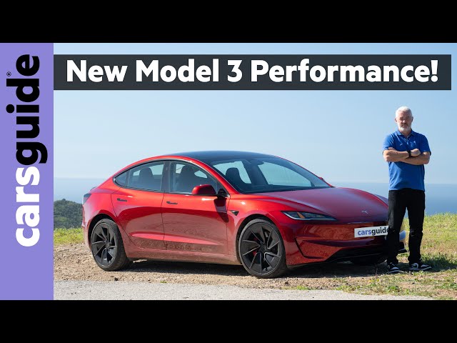 Tesla Model 3 Performance 2025 review: More power, new dampers and seats for updated electric car