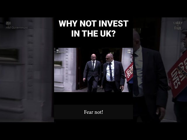 Why not invest in the UK? Full video on our channel. #comedy #politics #funny