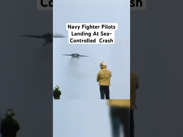 Navy Fighter Pilot's Controlled-Crash