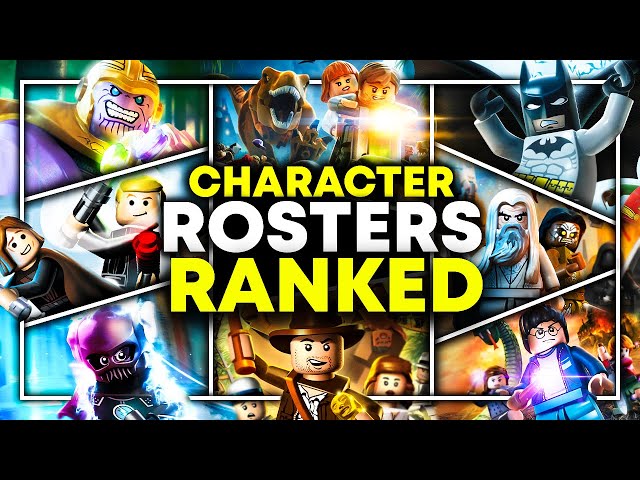 ALL LEGO Game Character Rosters Ranked From WORST To BEST