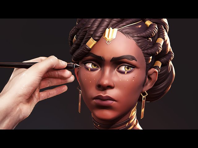 20 Hours of Sculpting in Under 20 Minutes - Modeling Mel (Arcane) from Netflix