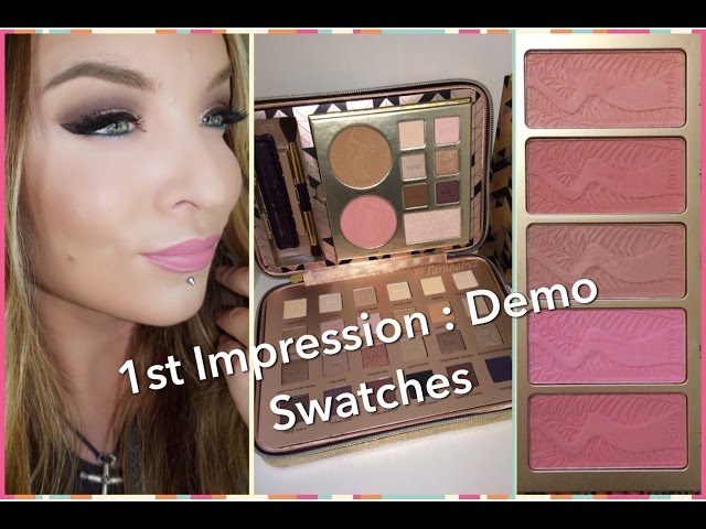 Tarte Light of the Party & Bling It On Sets for Holiday 2015 : 1st Impression : Demo : Swatches