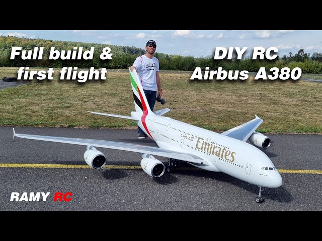 I spent a year building a giant RC Airbus A380