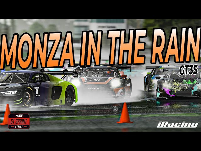 Monza GT3s in the Rain!