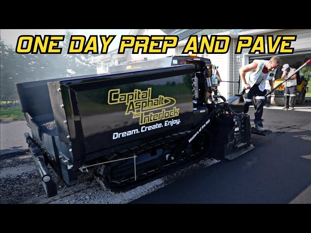 Asphalt Driveway - One Day Prep & Pave