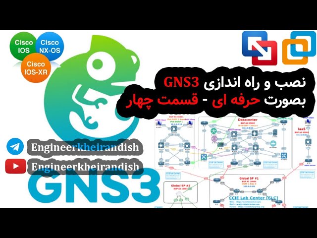 Installation GNS3 - نصب و راه اندازی GNS3 - قسمت سوم