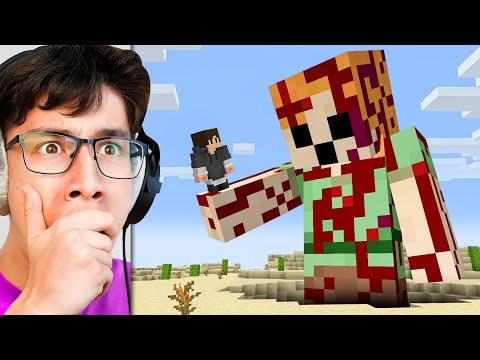 I Scared My Friend as GIANT ALEX in Minecraft