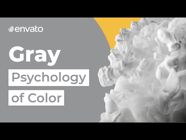 Gray represents power and sophistication | Color Psychology #envatoelements