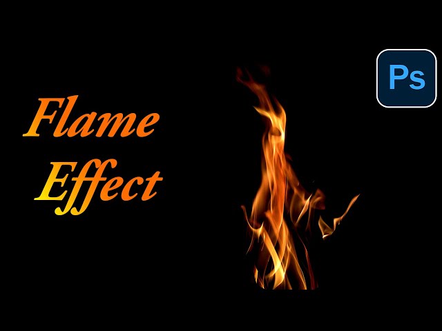 Flame Effect in Photoshop | photoshop tutorial | Graphic Jock